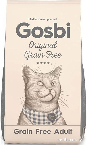 Сухой корм для кошек Gosbi Original cat grain free adult 12 кг
