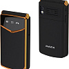 Телефон Maxvi E11ds (черный/золотистый)