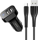 Автомобильное зарядное Usams US-CC087 microUSB