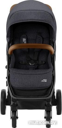 Коляска прогулочная «книга» Britax Romer B-Agile R (black shadow/brown)