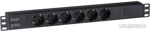 Блок розеток ExeGate ServerPro PDU-19H601 Al-6S-C14