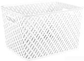 Корзина Альтернатива Плетенка М3488 (белый)