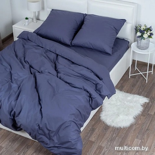 Постельное белье Миланика Фиалка 200x217 (поплин г/к)