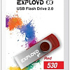 USB Flash Exployd 530 8GB (красный)