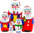 Развивающая игра Брестская Матрешка Для новогоднего декора (набор 5 шт)