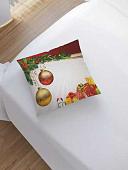 Чехол на подушку JoyArty Елочные шарики sl_21429