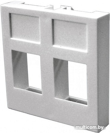 Накладка для розетки Lanmaster LAN-SIP-24R-WH