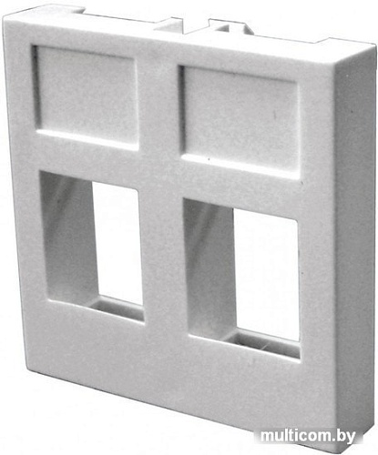 Накладка для розетки Lanmaster LAN-SIP-24R-WH