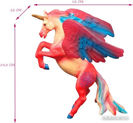 Фигурка Masai Mara Мир фэнтези. Красный единорог с крыльями MM206-448