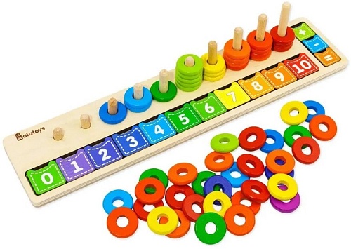 Сортер Alatoys Пирамидка. Счеты ПСЧ3011