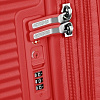 Чемодан-спиннер American Tourister SoundBox Coral Red 77 см