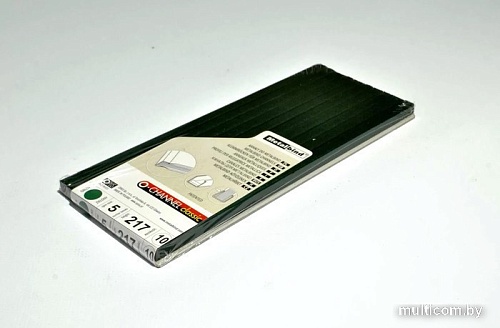 Металлический канал для переплета OPUS Classic 217x5 мм OCHMI21710ZIE (10 шт, зеленый)