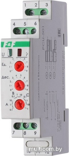 Реле времени Евроавтоматика F&F PCU-501 EA02.001.021