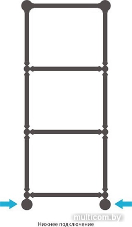 Полотенцесушитель Сунержа Ренессанс 1304 1260x500 00-0280-1250