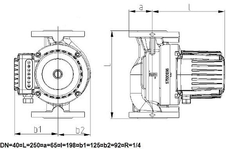 Циркуляционный насос IMP Pumps GHNbasic II 40-40F