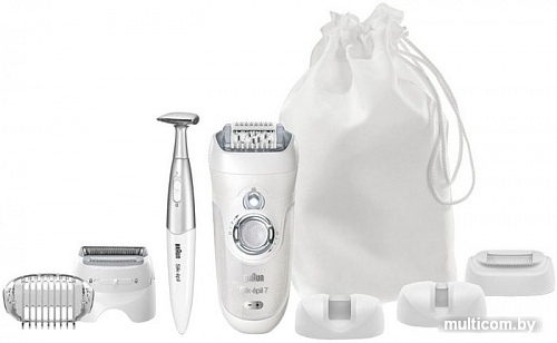 Эпилятор Braun Silk-epil 7 7-561 Wet & Dry + Триммер Braun FG1100