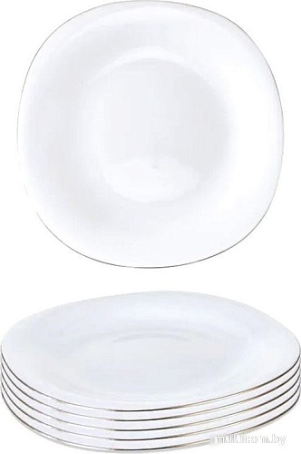 Набор десертных тарелок Royal Garden Square Classic Gold C RG-C0039-6 (6шт)