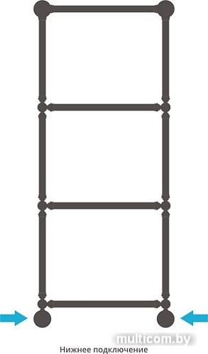 Полотенцесушитель Сунержа Ренессанс 1304 1260x500 00-0280-1250