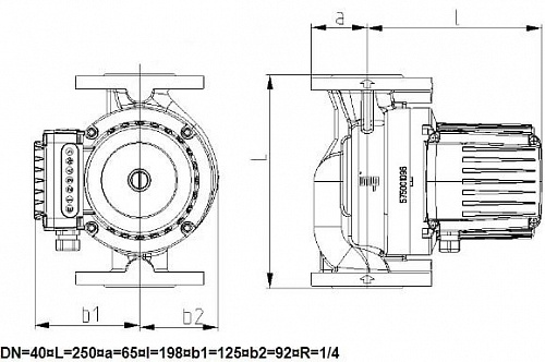 Циркуляционный насос IMP Pumps GHNbasic II 40-40F