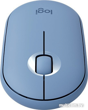 Мышь Logitech M350 Pebble (голубой)