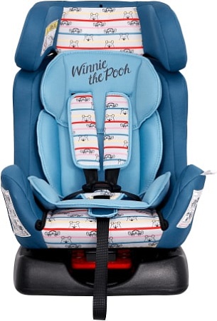 Детское автокресло Siger Диона Винни Пух (полосы/бирюзовый)