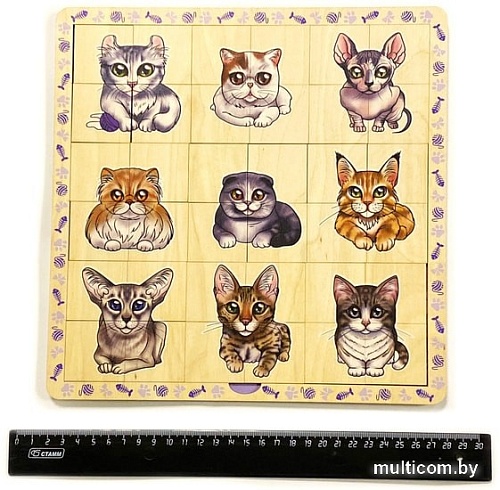 Мозаика/пазл Нескучные игры Забавные котики 8193