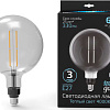 Светодиодная лампочка Gauss Filament G200 6W 330lm 4000К Е27 gray straight LED 1/6 154802205