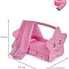 Кроватка для кукол Leader Toys Diamond Star Звездочка 74119 (розовый)