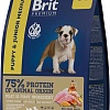 Сухой корм для собак Brit Premium Dog Puppy and Junior Medium курица 8 кг