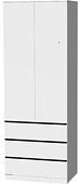Шкаф распашной Mebelain Варма Stor 80 (белый)
