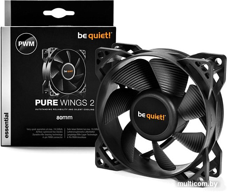 Кулер для корпуса be quiet! Pure Wings 2 80mm PWM