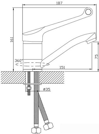 Смеситель Diadonna D80-445126