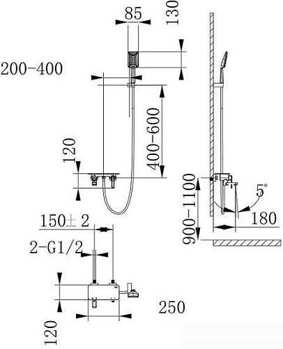 Смеситель Lemark Mista LM6414WG