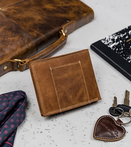 Портмоне Always Wild N992-P-CHM-1065 (коньячный)