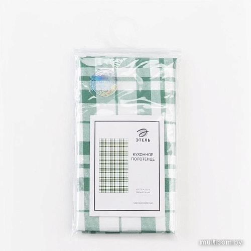 Полотенце Этель Eucalyptus 5511175 (белый/зеленый)