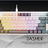 Клавиатура Defender Dasher GK-472 (белый/серый)