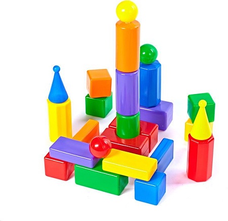 Кубики Строим вместе счастливое детство Строительный набор Стена-2 5246