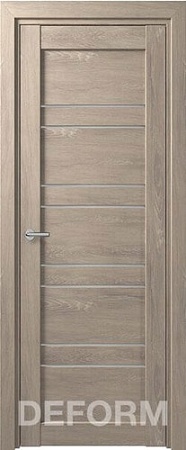 Межкомнатная дверь Юркас Deform D15 ДО 60x200 (дуб шале седой/мателюкс)