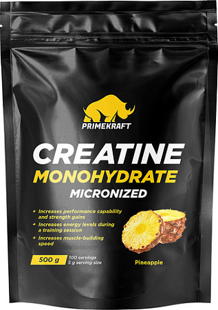 Моногидрат креатина Prime Kraft Monohydrate Micronized (500г, ананас)