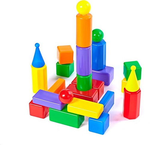 Кубики Строим вместе счастливое детство Строительный набор Стена-2 5246