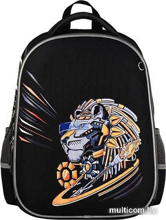 Школьный рюкзак Феникс+ Кибер лев 59295 (черный)