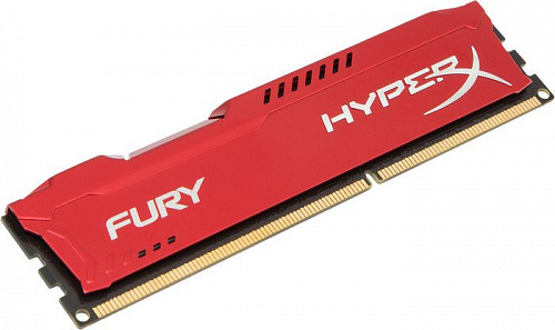 Оперативная память Kingston HyperX Fury Red 4GB DDR3 PC3-14900 (HX318C10FR/4)