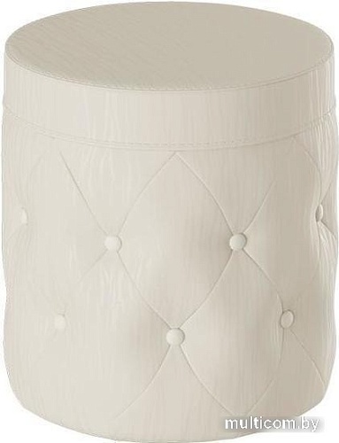 Пуфик Трия Тип 5 (кашемир, белый)