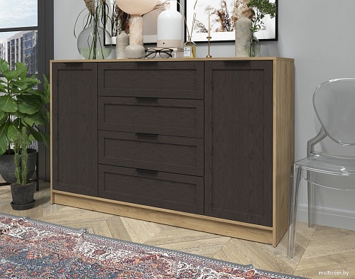 Тумба Интерлиния Концепт Тренд КТ-Т160 (дуб золотой/дуб английский)