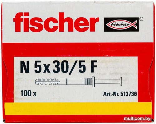 Fischer N 5 x 30/5 F 513736 (100 шт)