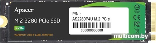 SSD Apacer AS2280P4U 256GB AP256GAS2280P4U-1