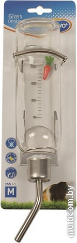 Поилка Duvo Plus Glass Drinking Bottle 355 мл