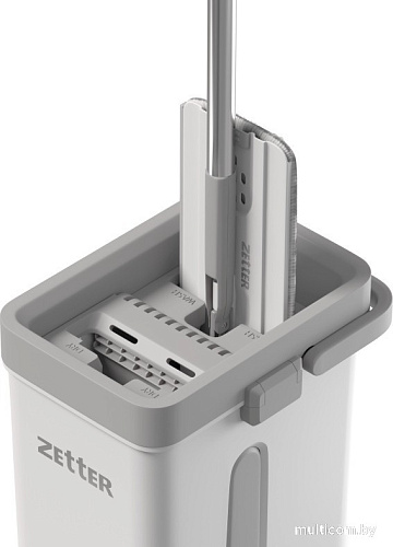 Швабра с отжимом Zetter L ZIP-HOME-0322-20 (белый)