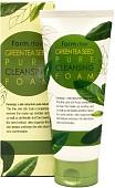FarmStay Пенка для умывания Pure Cleansing Foam Green Tea Seed (180 мл)