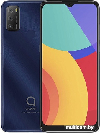 Смартфон Alcatel 1S (2021) (синий)